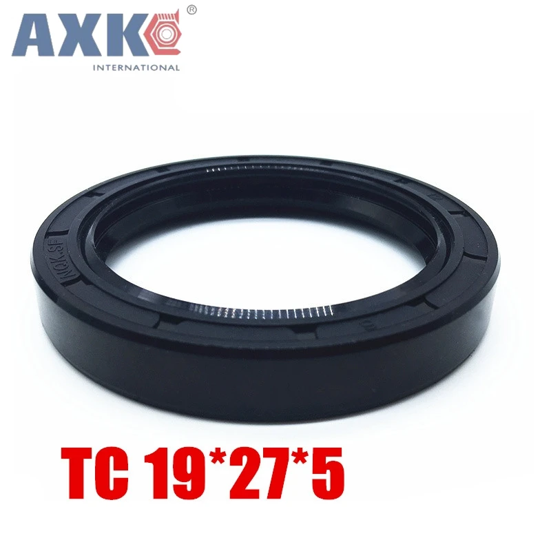 20pcs/NBR Shaft Oil Seal TC 19*27*5 Rubber Covered Double Lip With Garter Spring/consumer product