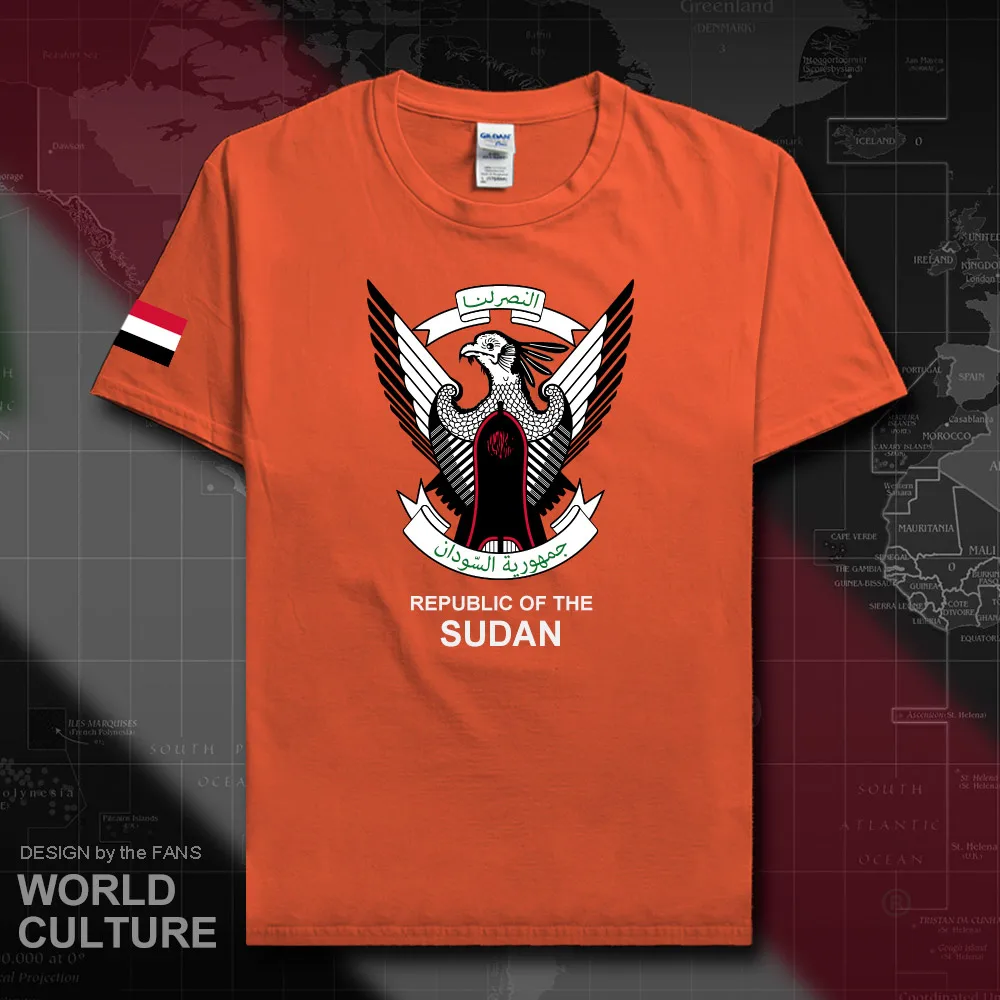 North Sudan Sudanese men t shirt fashion 2018 jersey nation team 100% cotton t-shirt clothing tees country sporting SDN Islam 20