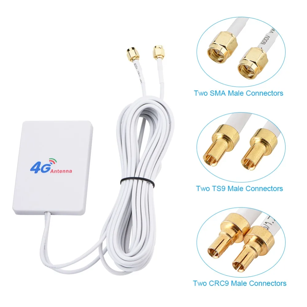 

4G/3G Wi-Fi антенна 28 дБи LTE 4G/3G, мобильный роутер, усилитель сигнала Wi-Fi, антенна SMA/TS9/CRC9, сетевая Широкополосная Антенна