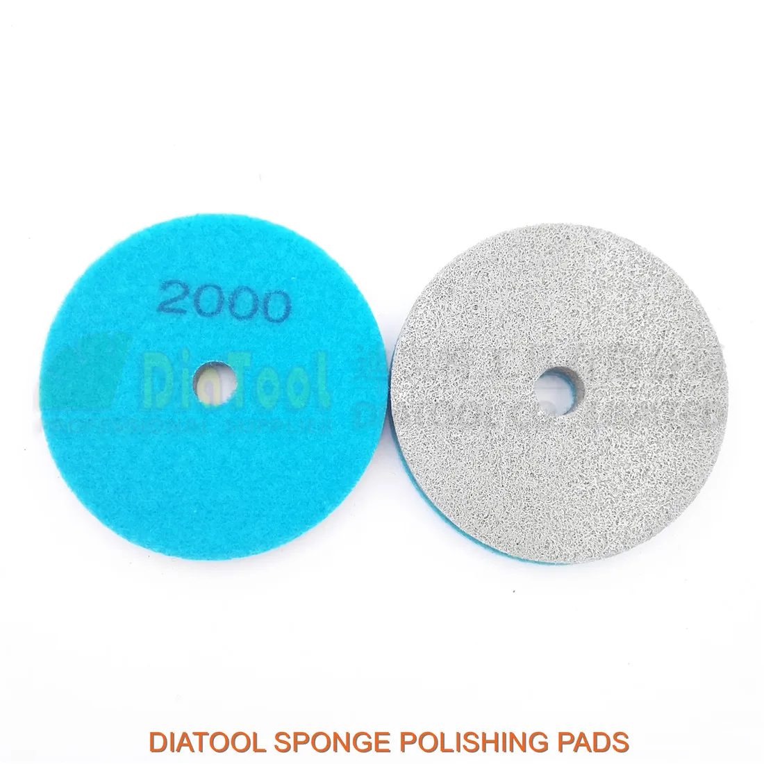 DIATOOL 10pk 4 pulgadas Esponja Tampones Para Pulir Del Diamante Para Piedra Blanda Mármol Artificial Piedra Suelo de Terrazo de Grano #2000 Diámetro 100 MM