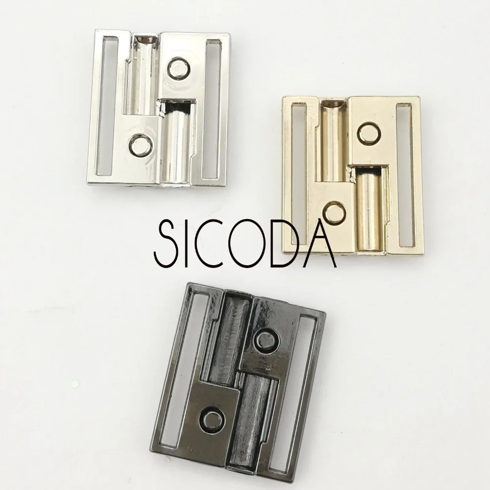 SICODA 2PCS 30/40/50/60mm Garment trimmings Quality metal women\'s belt buckle down coat agings elastic strap cummerbund wide