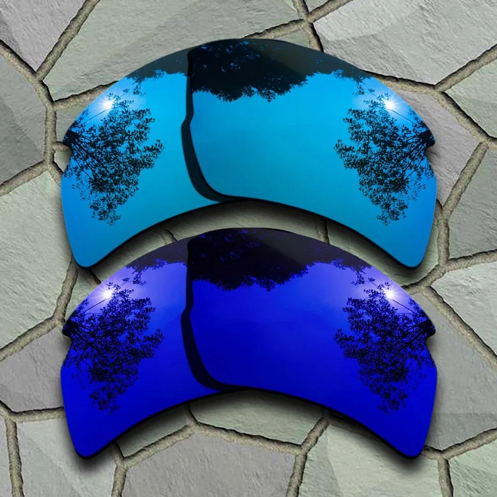 

Sky Blue&Violet Blue Sunglasses Polarized Replacement Lenses for Oakley Flak 2.0 XL