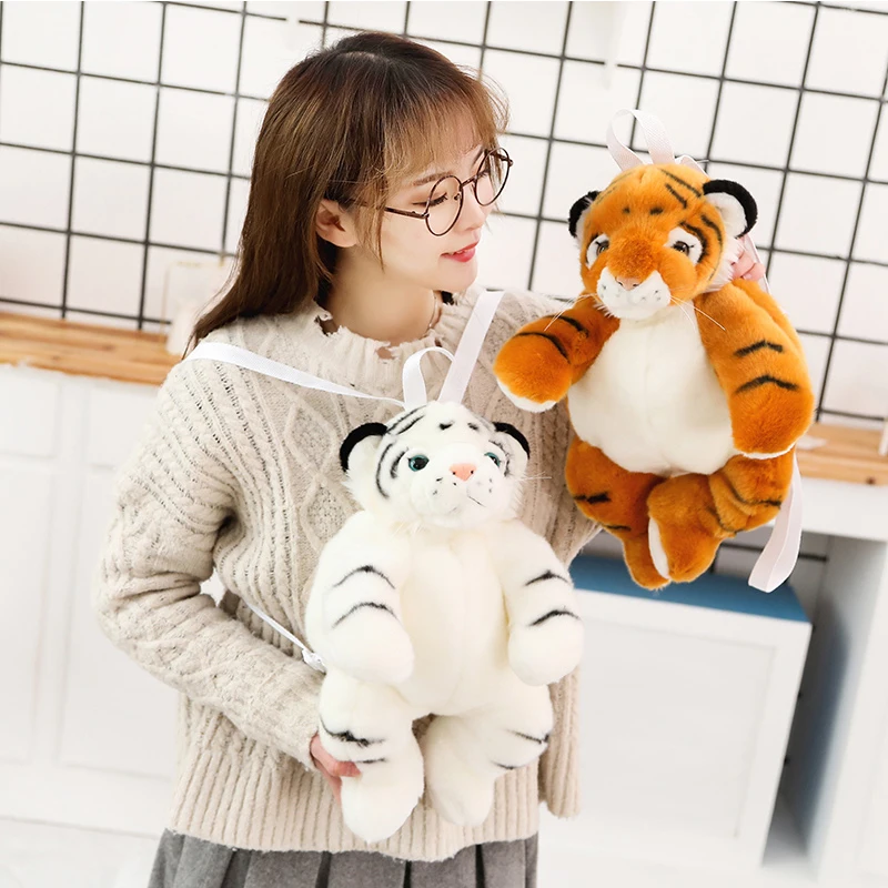 

45CM simulation tiger plush doll backpack, boy's toy backpack, simulation tiger bag, fashion simulation backpack, birthday gift