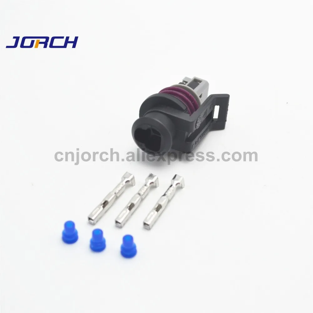 5 sets 3pin Delphi LS TPS AEM MAP GT150 Female Auto Connector sensor throttle plug connectors 15397275 15397149