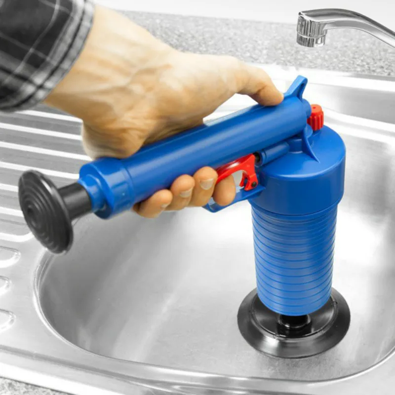 Air Pump Pressure Pipe Plunger Drain Cleaner Sewer Sinks Basin Pipeline Clogged Remover Bathroom Kitchen Toilet Cleaning Tools