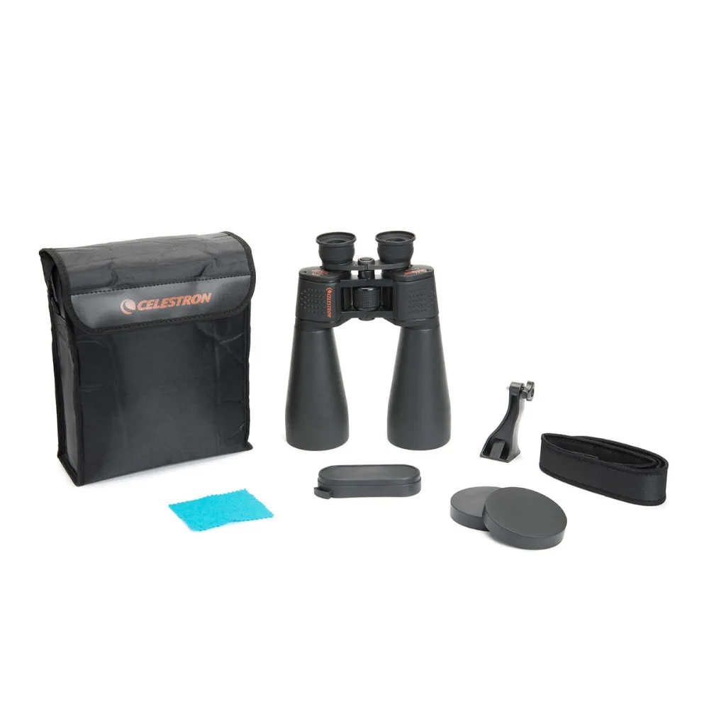 Imagem -05 - Celestron-telescópio Binocular Skymaster Telescópio Multi-revestido 25x70 Porro para Caça Caminhada Observação de Aves Eventos Esportivos Viagem