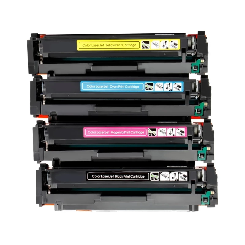 

4PK with Chip Compatible M281fdw CF500A 202A 202X Toner Cartridge for HP Pro MFP M281fdw M254dw M281cdw M281dw M280nw M254 M281