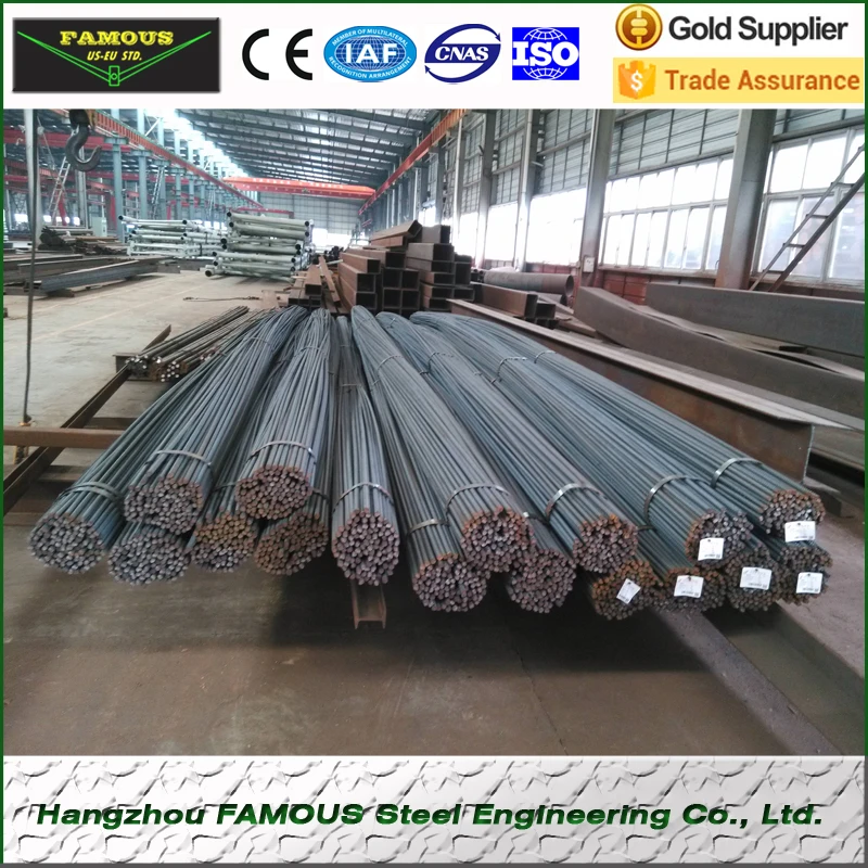 

26-40mm Compressive Strength Reinforcing Rebars With 6m Length