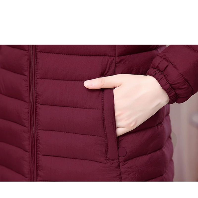 Women Cotton Padded Detachable Hooded Jacket 6XL Winter Warm Coat Loose Medium long Parkas Outwear Female Casual Jackets Tops