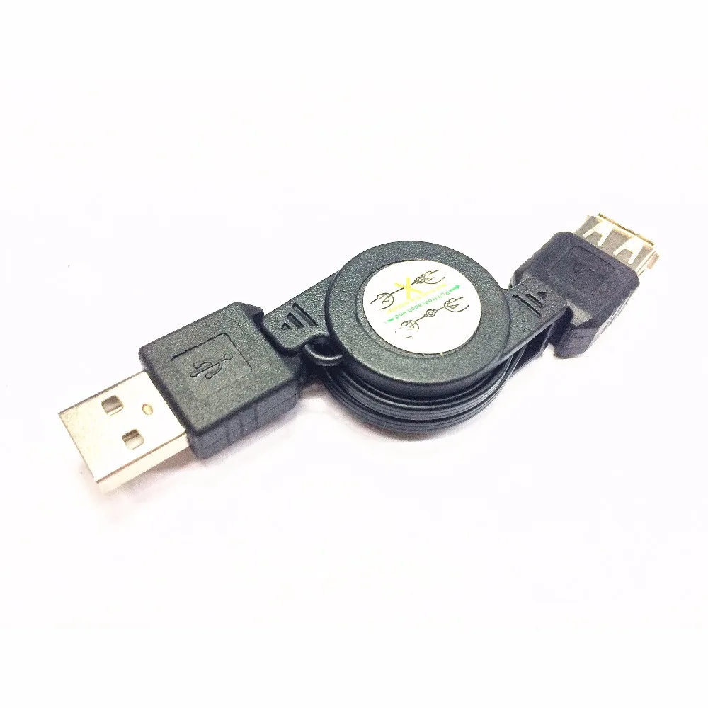 كابل تمديد USB قابل للسحب ، ذكر إلى أنثى ، للكمبيوتر المحمول