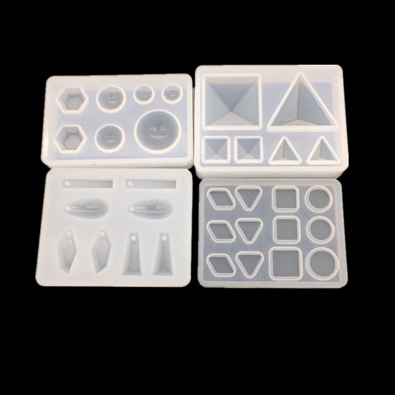 

1 шт., кулон, сделай сам, прозрачные УФ-смола, жидкие силиконовые комбинированные формы для самостоятельного изготовления, поиск аксессуаров, ювелирный инструмент