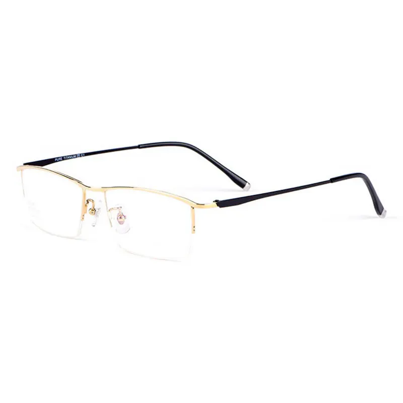 Reven Jate Glasses Half Rim Eyeglasses Titanium Frame Optical  Lens Prescription Eye Glasses Frame Eyewear