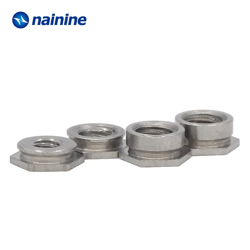 10Pcs Self Clinching Flush Nut 304 Stainless Steel Pem Unified Self-clinching Insert Nuts M2-M5