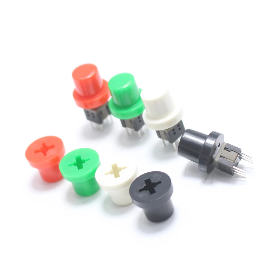 20pcs A38 3*2mm Tactile Push Button Switch Cap for 5.8mm 7mm 8mm 8.5mm Micro Tact Switchs red black green white