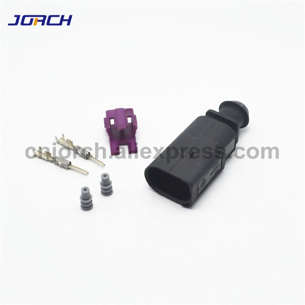 5sets 2 Pin Auto electrical plug connector 1J0973802 for VW Audi ignition coil 1J0 973 802