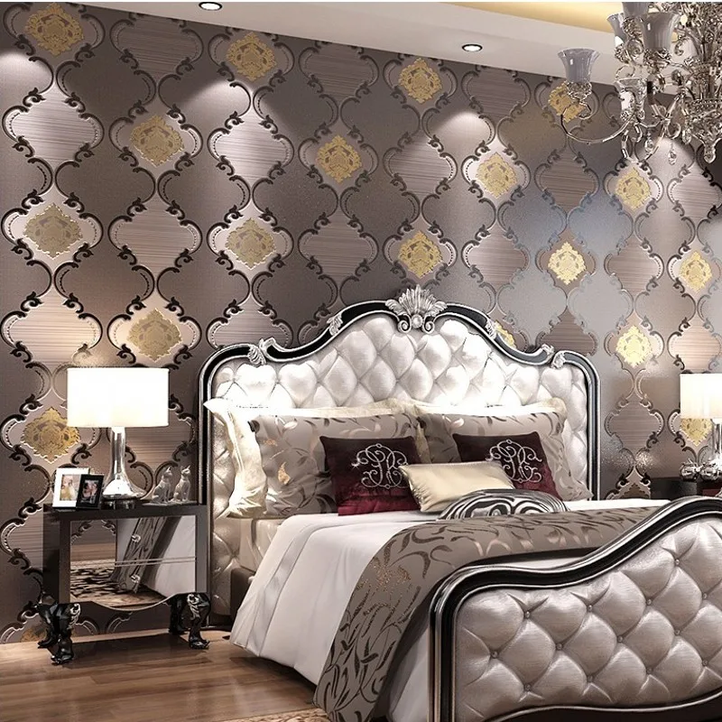 

beibehang curve Modern Pattern Wallpaper papel de parede 3d Mural Wall Decals Non-woven Bedroom Wallpapers Sofa Wall Paper