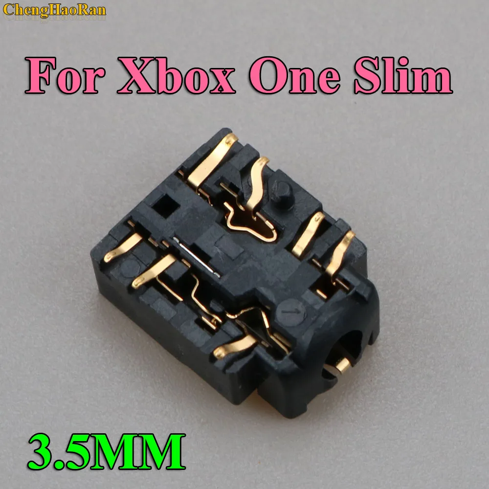 ChengHaoRan 2pcs 5pcs porta Jack per cuffie per XBOX uno S Controller 3.5mm presa porta connettore cuffia per Xbox uno sottile