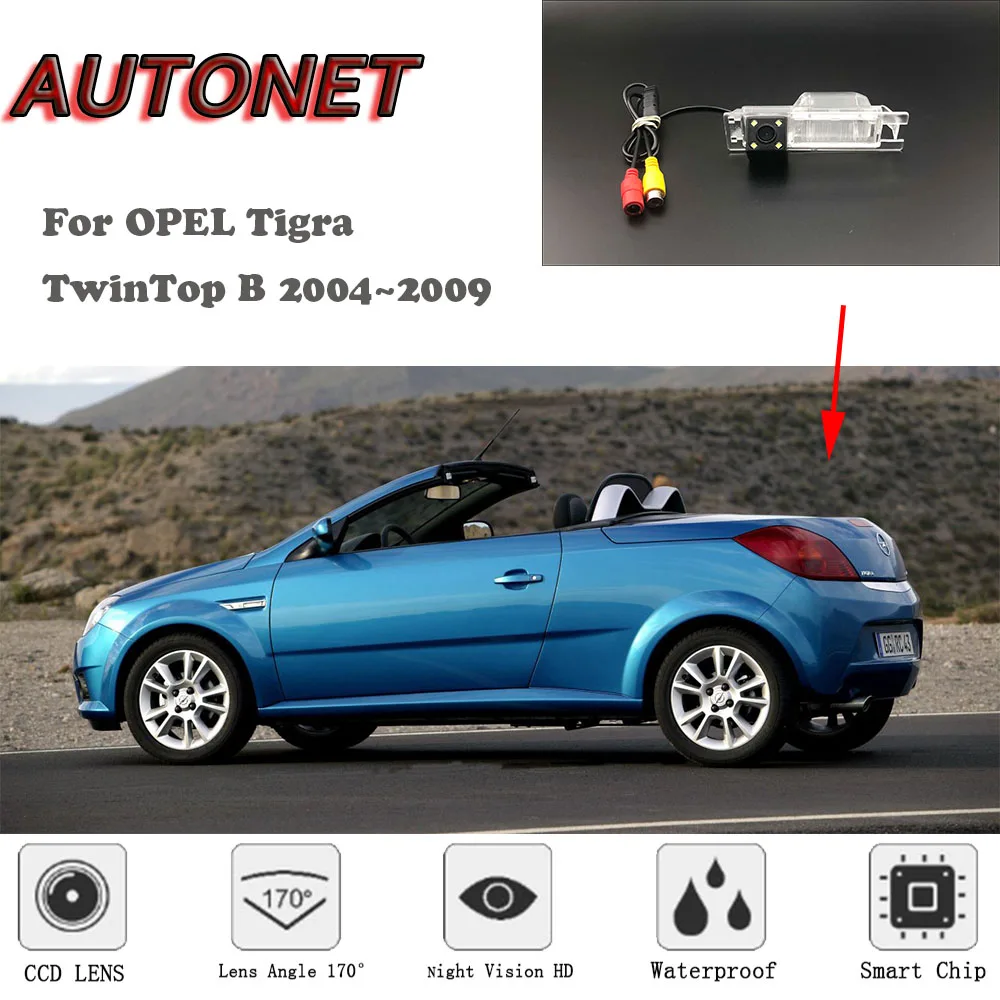 

AUTONET Backup Rear View camera For OPEL Tigra TwinTop B 2004~2009/HD Night Vision/Parking Camera/license plate camera