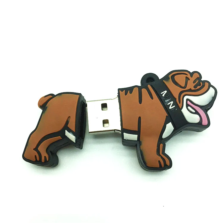 Stift Laufwerk Cartoon Mini Bulldogge Mops Labrador Hunde USB-Flash-Laufwerke 8GB 16GB 32GB 64GB 128GB Pen drive 256GB Cle USB Memory Stick