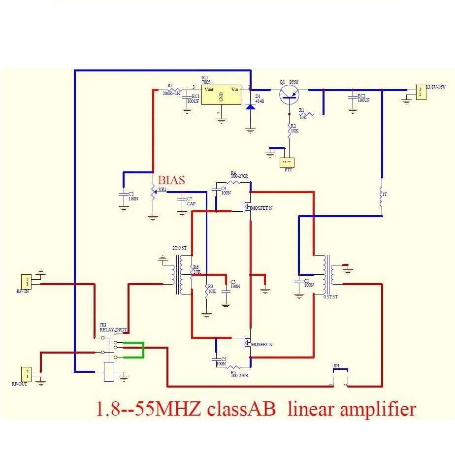 DIYキット-yaesuft-1.8 kx3 ft-100 cw am fm用リニアhfパワーアンプ,817-54mhz 818 w ssb