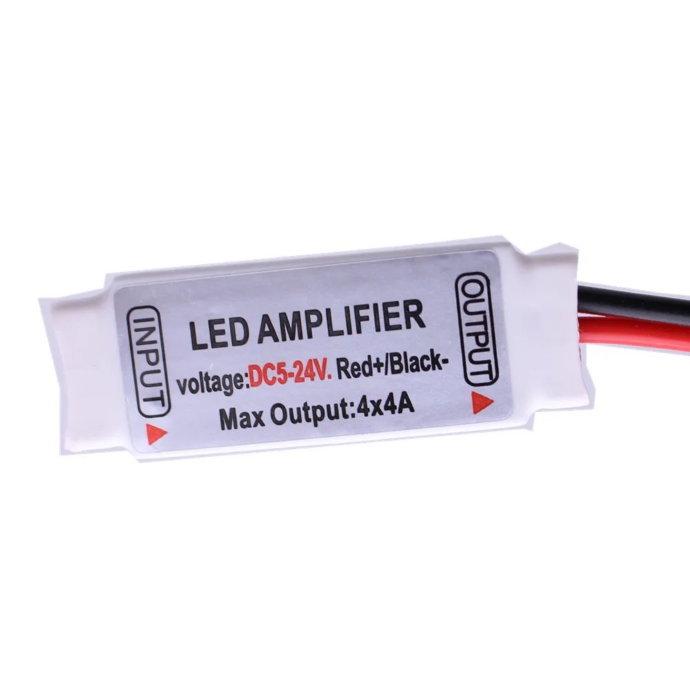 1pcs/lot DC5-24V Mini LED Amplifier 3X4 4X4 5X3A Channel Portable Repeater for 5050 RGB RGBW RGBWW RGBCCT LED Strip Light tape