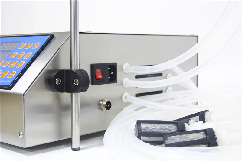 2018 送料無料ブランド新ボトル水フィラー半自動液体充填機 4 ヘッド中小企業のための