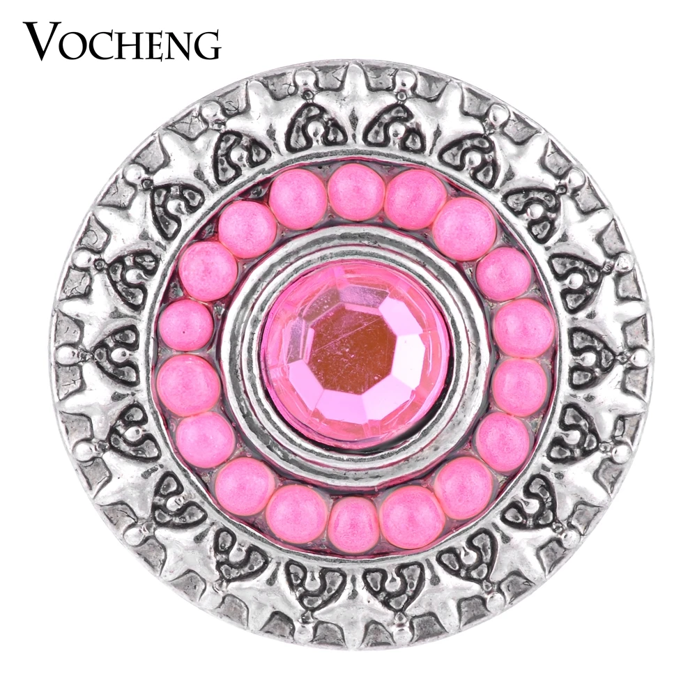 Vocheng Ginger Snap 18mm Destiny 3 Colors Bead Crystal Charm Vn-1076