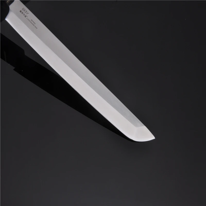 10.5'' German 1.4116 Stainless Steel Japanese Sushi Sashimi Chef Knife Fish Meat Salmon Fillet Super Sharp with Sheath