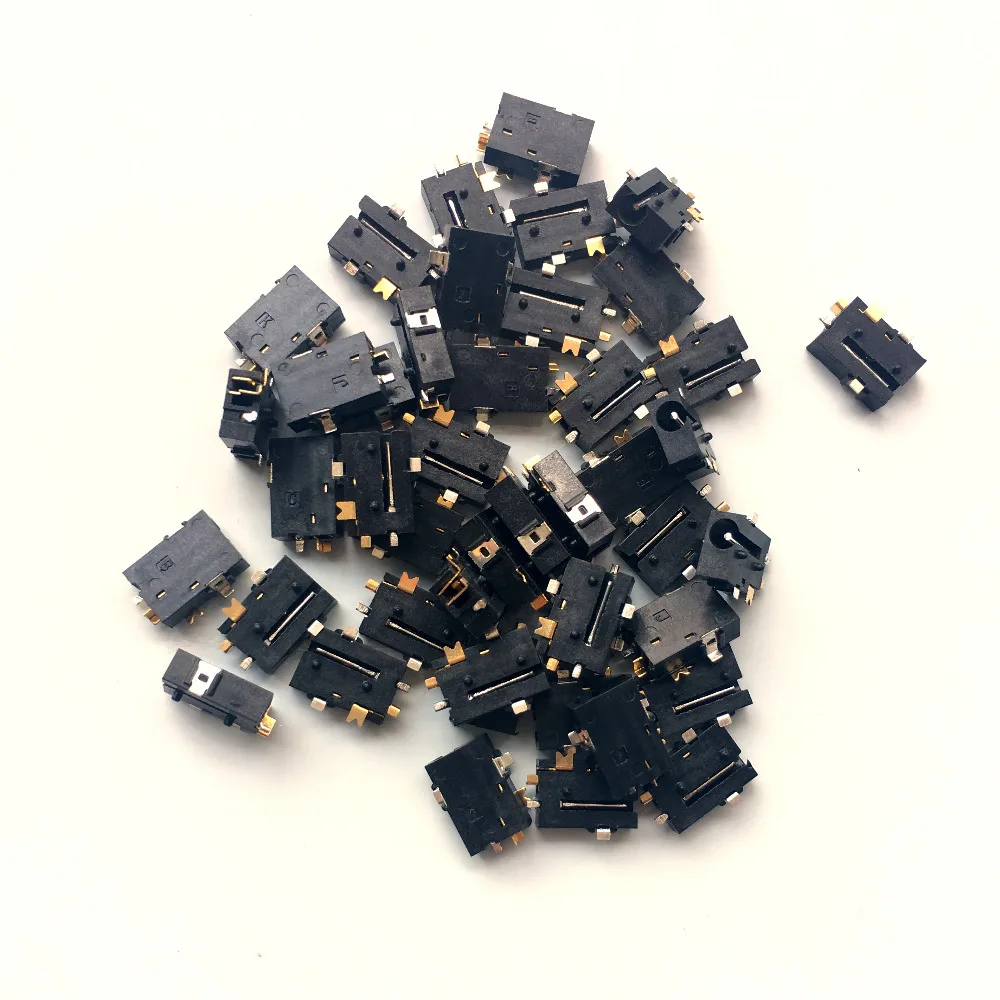 20PCS 0.7mm pin SMD SMT 2.5mm X 0.65mm DC socket 0.7mm pin for Tablets Power Charger Plug