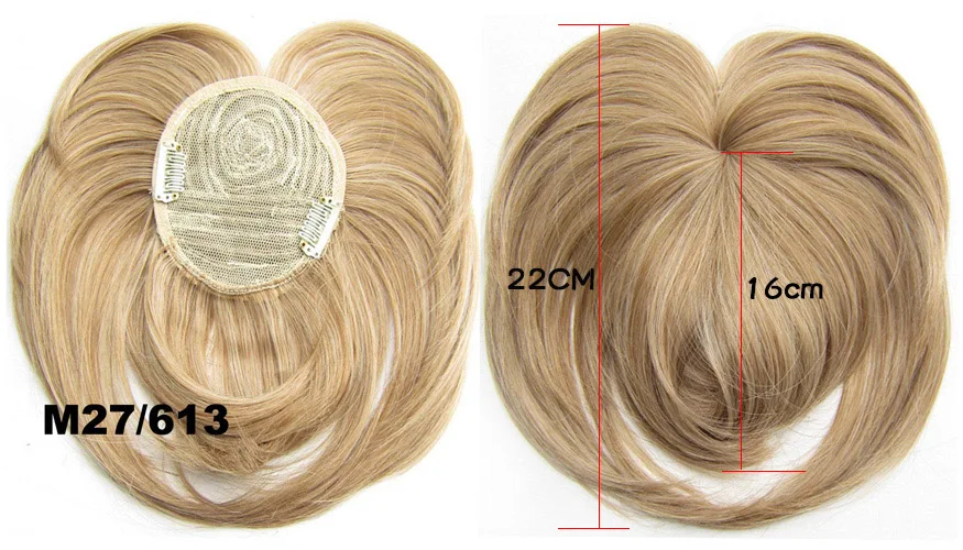 Similler White Black Brown Gold Fake Fringe Clip In Blunt Bangs Synthetic Hair Extensions With High Temperature Fiber