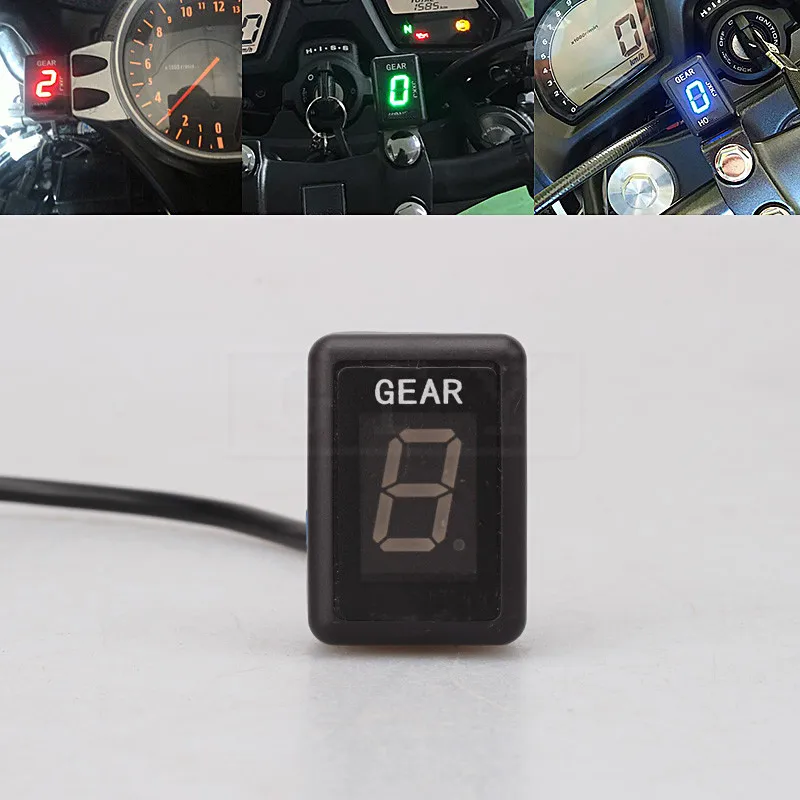 

Motorcycle LCD Electronics 1-6 Level Gear Indicator Digital Gear Meter Instrument For Aprilia Dorsoduro 1200 2010 -2017 2018 FI