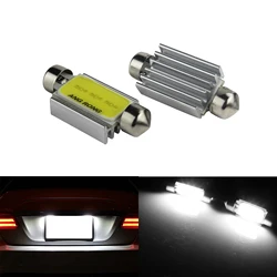 ANGRONG 2x 38mm COB LED C5W 239 272 Festoon Dome Bulbs Number Plate Light White No Error