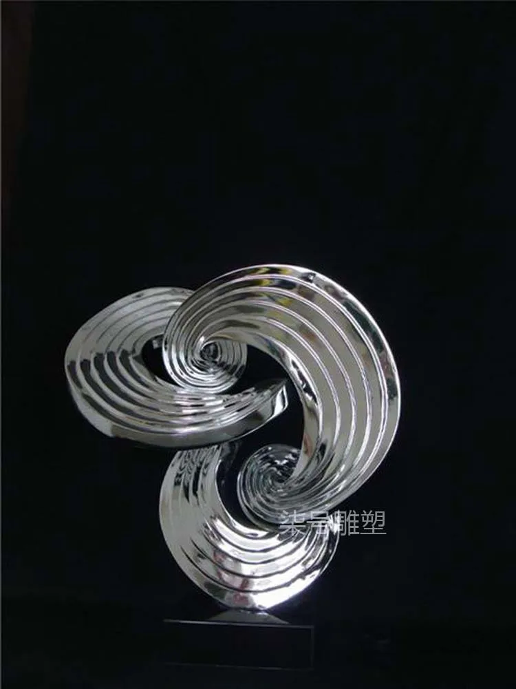 Plated sculpture / resin Decoration / silver plating ornaments / decorations / abstract artwork / sculpture crafts