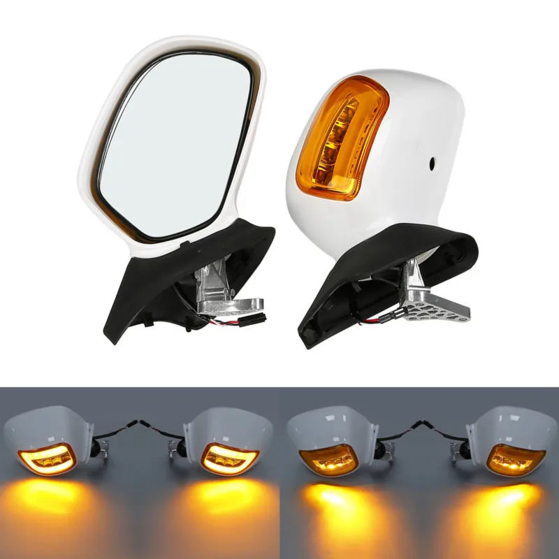 Motorcycle Rear View Mirror LED For Honda Goldwing Gold wing 1800 GL1800 2001-2012 2011 2010 2009 2008 2007 2006 Turn Signals