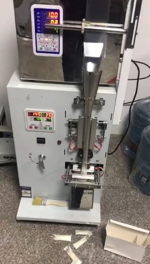 Máquina de embalaje con sellado trasero para dulces, empaquetadora de azúcar, selladora trasera de cápsulas