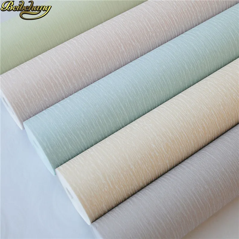 beibehang papel de parede Solid color gray beige wallpaper for wall bedroom wall paper roll wallcovering wall papers home decor