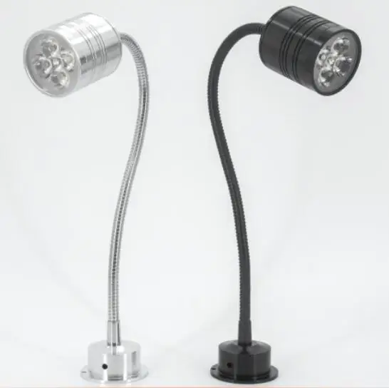 

LED Wall Lamp 90-260V 1W 3W 5W Flexible Jewelry Lights With Switch Surface Mounted Bed Reading Lamp