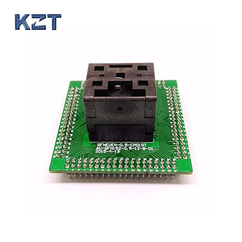 

QFN programmer socket IC Test Socket IC550-0644-006-G Pitch 0.5mm Chip Size 9*9 Flash Adapter Clamshell QFN64 MLF64