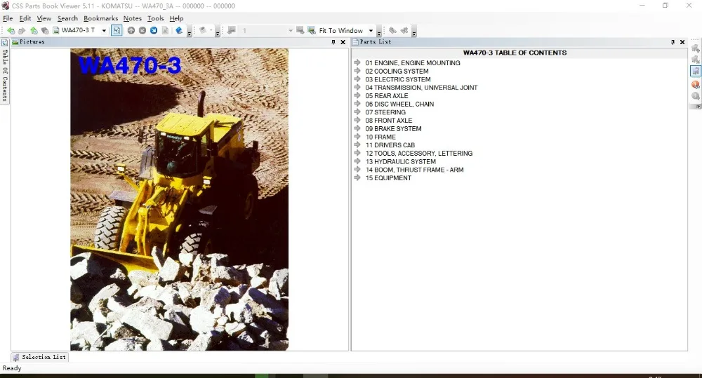 New Komatsu Electronic Parts Catalogue Linkone CSS Parts Book Viewer 5.11 2022 (COMPLETE SET) FULL MODELS For Global Market