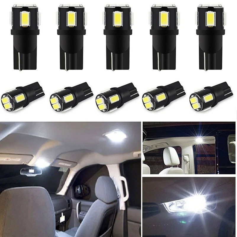 10szt T10 W5W Żarówka Led 194 168 Samochodowe światło postojowe do Toyota Camry CHR Auris Hilux Prius Celica Ipsum Verso Wish