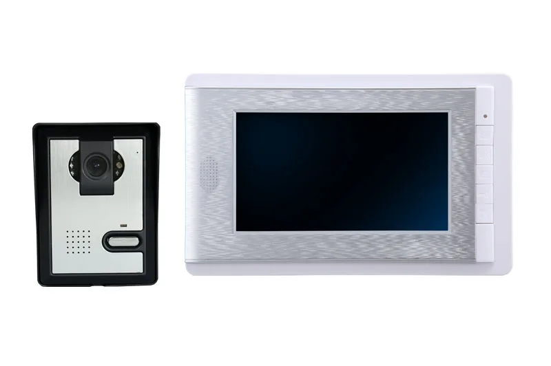 7 Inch TFT Monitor Wired Intercom  System Video Doorbell