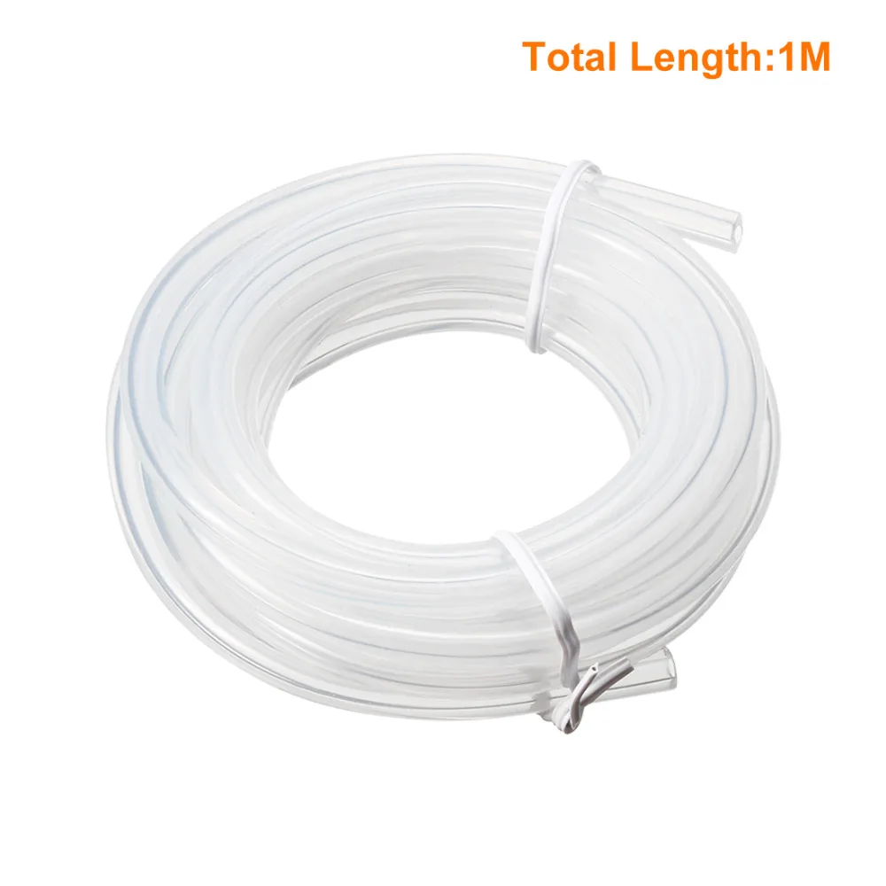 UXCELL 2x5mm Clear Transparent Silicone Translucent Tube Water Air Pump Hose Pipe Homebrew Hose 1M 2M Length