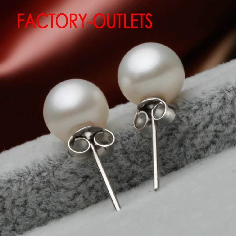 Factory Price Fashion Jewelry 925 Silver Needle Stud Earrings For Women Hot Sale Pearl Earrings Super Cheap Wedding Earrings