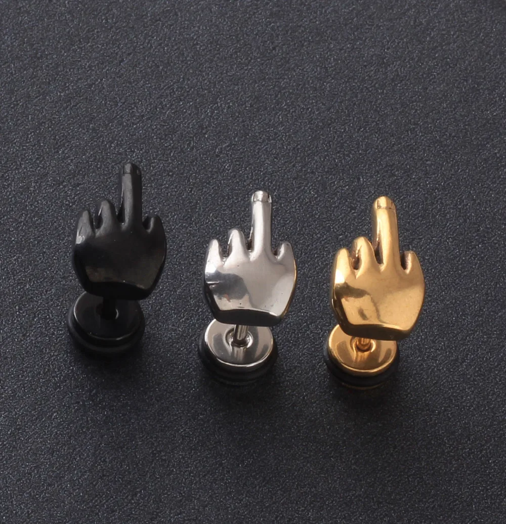 COOLSTEELANDBEYOND 2 Orecchini A Cerchio Uomo Donna – Acciaio Inossidabile Nero – Lucidati A Specchio 12.8 Mm - 2