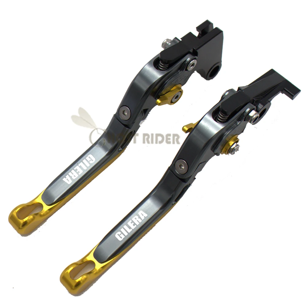 For GILERA Runner 200 2003-2008 Runner 125 1997-2002 Motorcycle Billet Aluminum Adjustable Short Left Right Brake Levers
