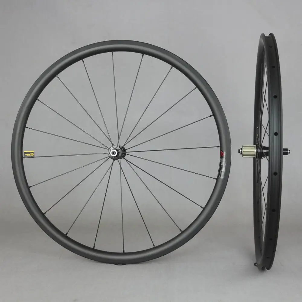 

Road Wheelset with Novatec Hub, A291/F482SB, 30mm Clincher Wheels , carbon wheels .