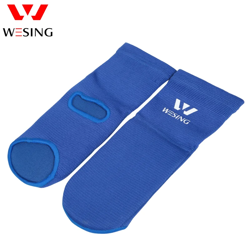 Wesing Boxing Instep Guard Professional Sanda Muay Thai Ankle Support Boxing Socks Foot Protector Pads 100% Cotton