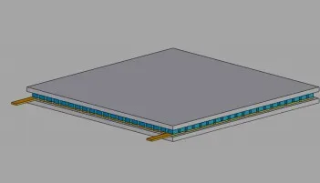 Temperature tolerance 260 degree thermoelectric module of TGM-199-2.0-1.2 62*62 generation 7V4.8A temperature difference power g