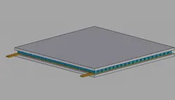 Tolleranza di temperatura 260 gradi modulo termoelettrico di TGM-199-2.0-1.2 62*62 generazione 7V4. 8A differenza di temperatura di potenza g