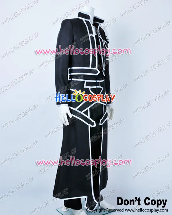 Sword Art Online Cosplay Kirito Kazuto Kirigaya Black Costume H008